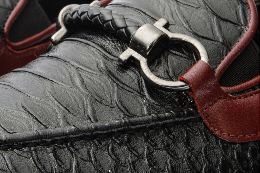 The Milano Black Shoe Bit Loafer  Shoe Final Sale!