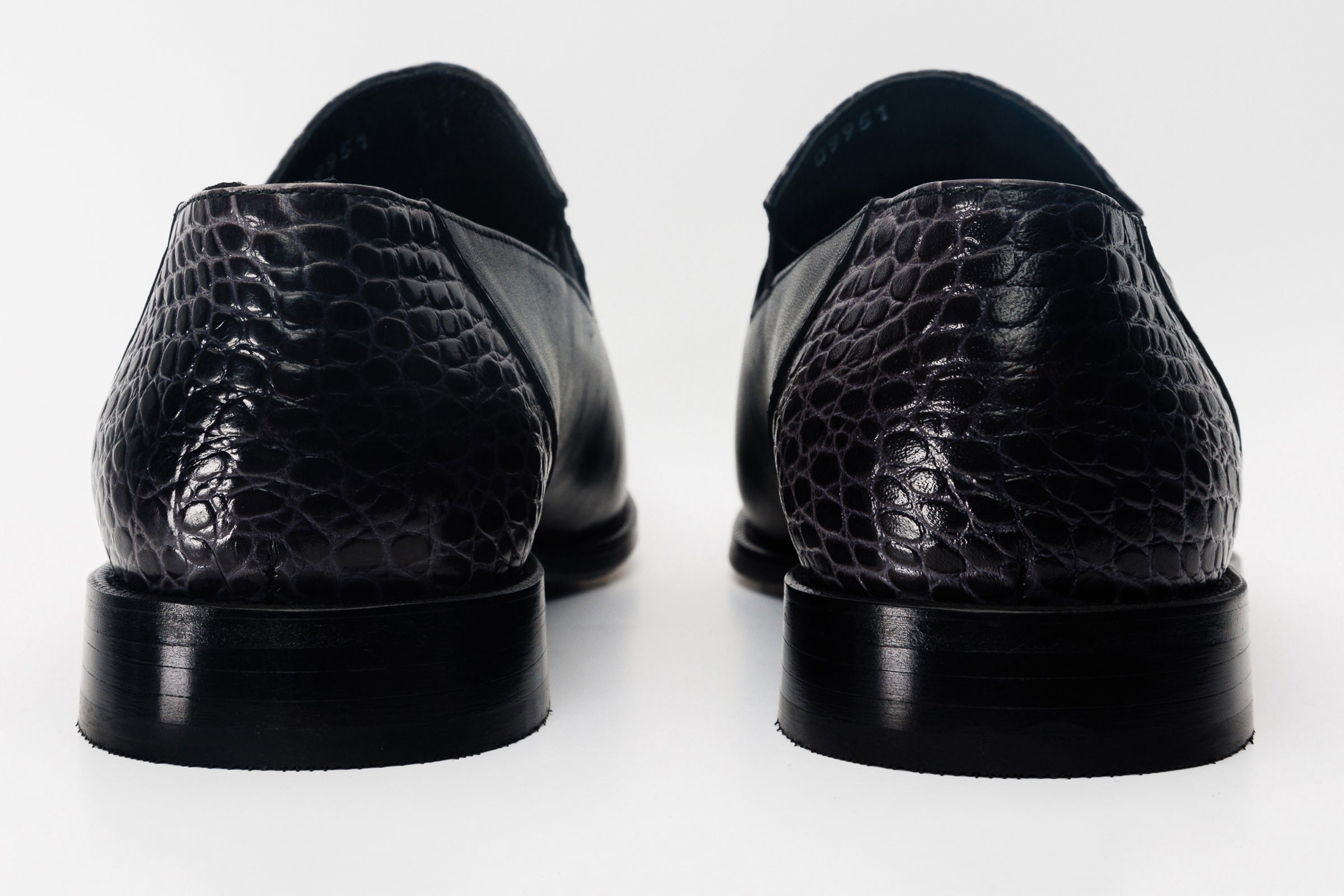 The Mississippi Black Leather Loafer Shoe