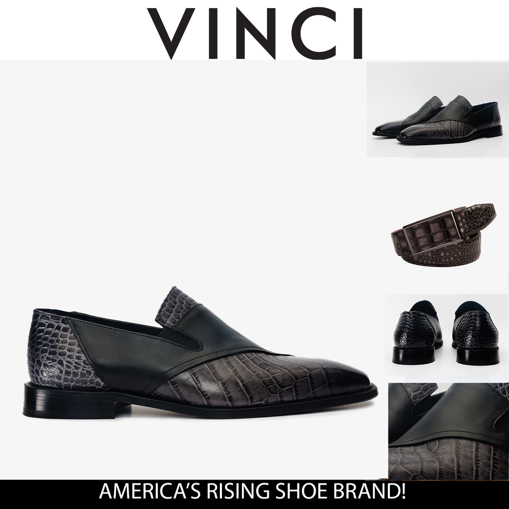 The Mississippi Black Leather Loafer Shoe
