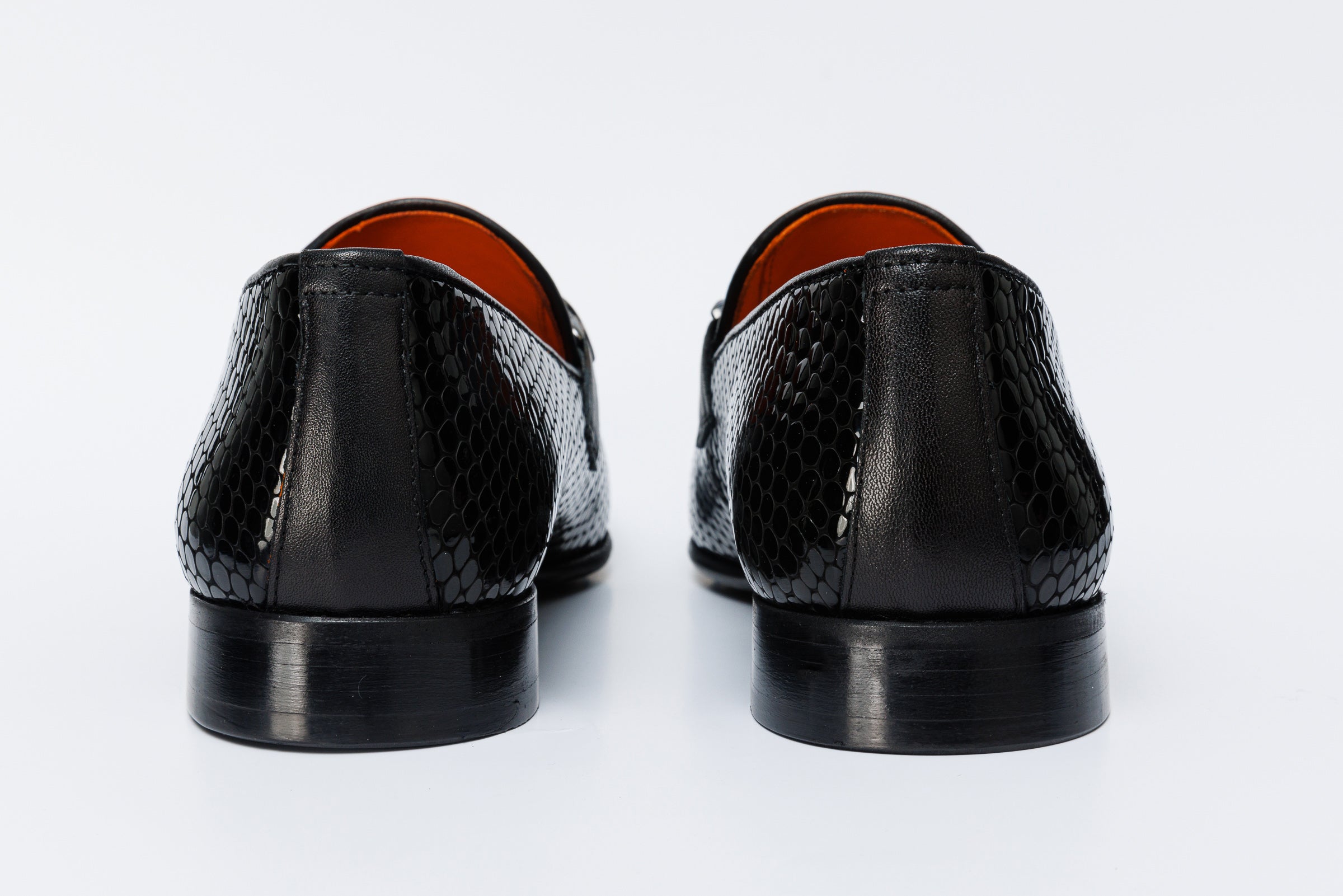 The King Black Bit Dress Loafer Shoe