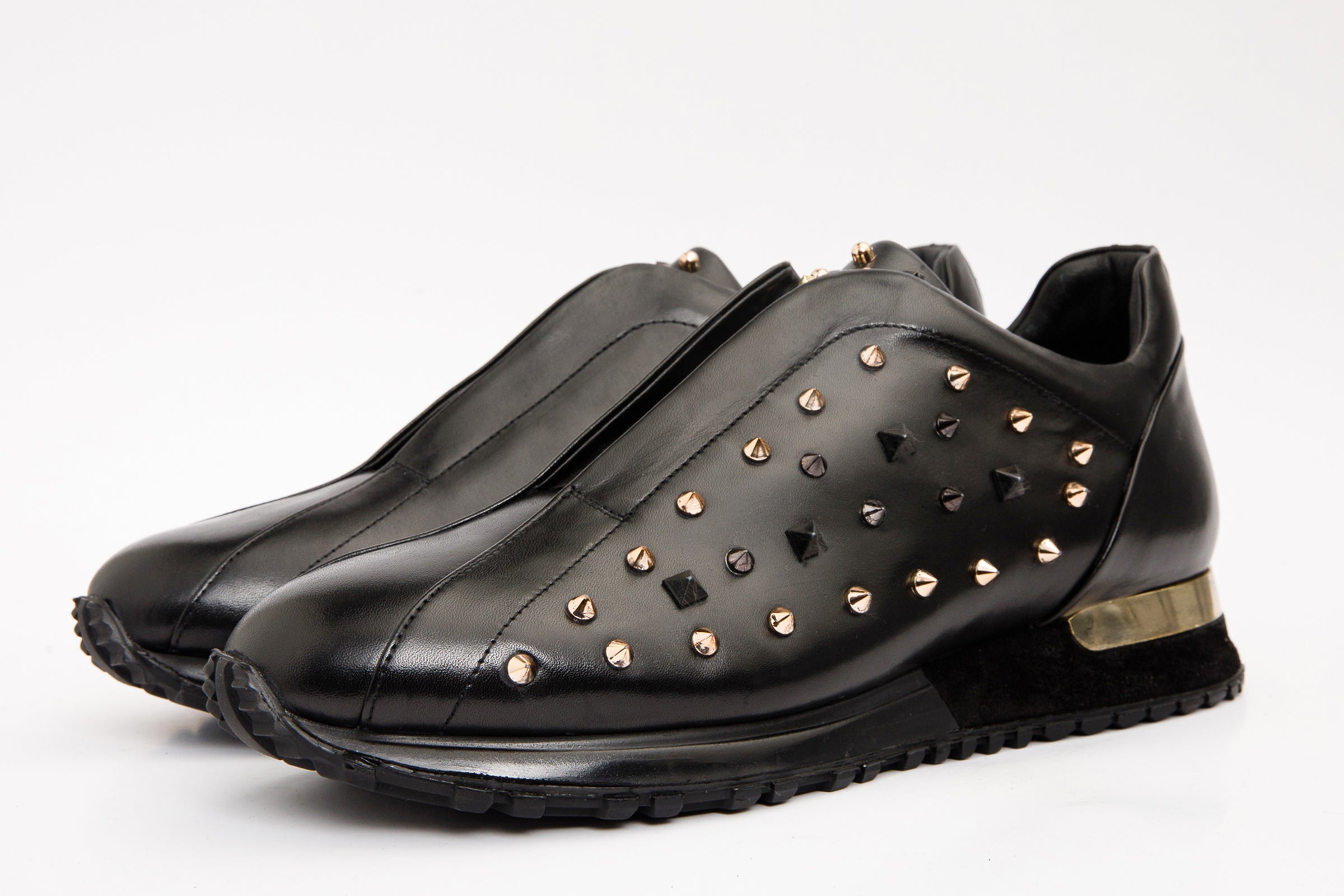 The Infanta Black Spike Leather  Sneaker Limited Edition