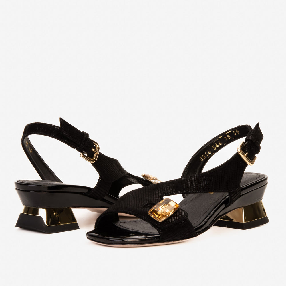The Iconic Black Leather Sandal