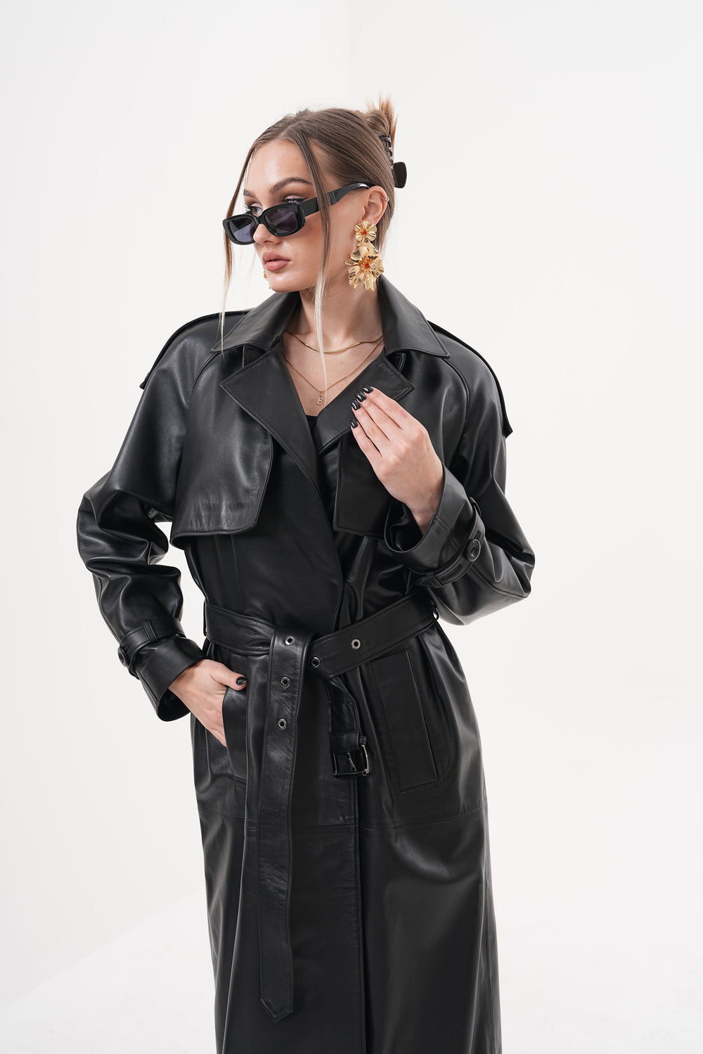 The Raven Black Leather Jacket
