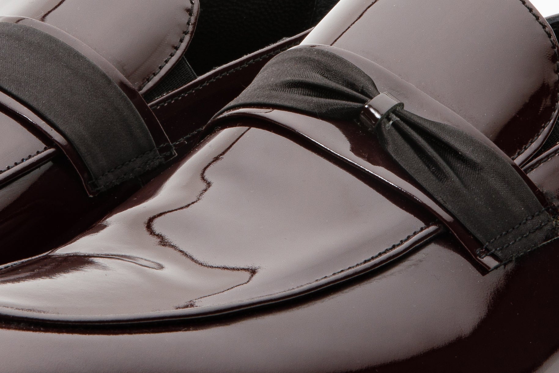 The Dodoma Burgundy Patent Leather Loafer Shoe