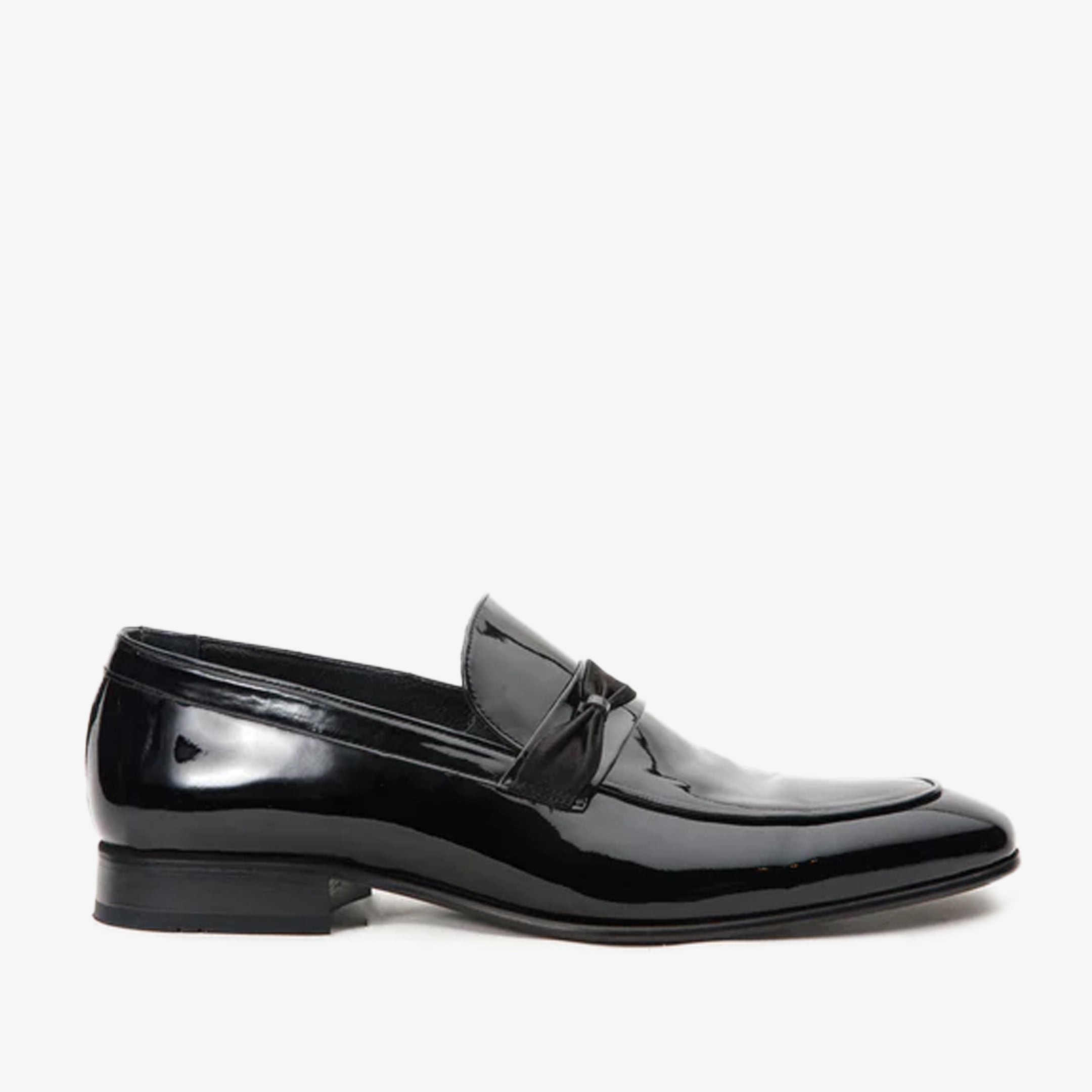 The Dodoma Black Patent  Leather Loafer Shoe