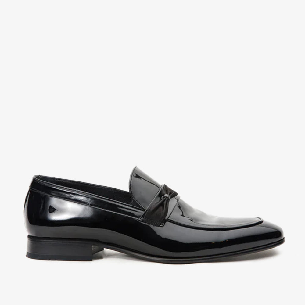 The Dodoma Black Patent  Leather Loafer Shoe