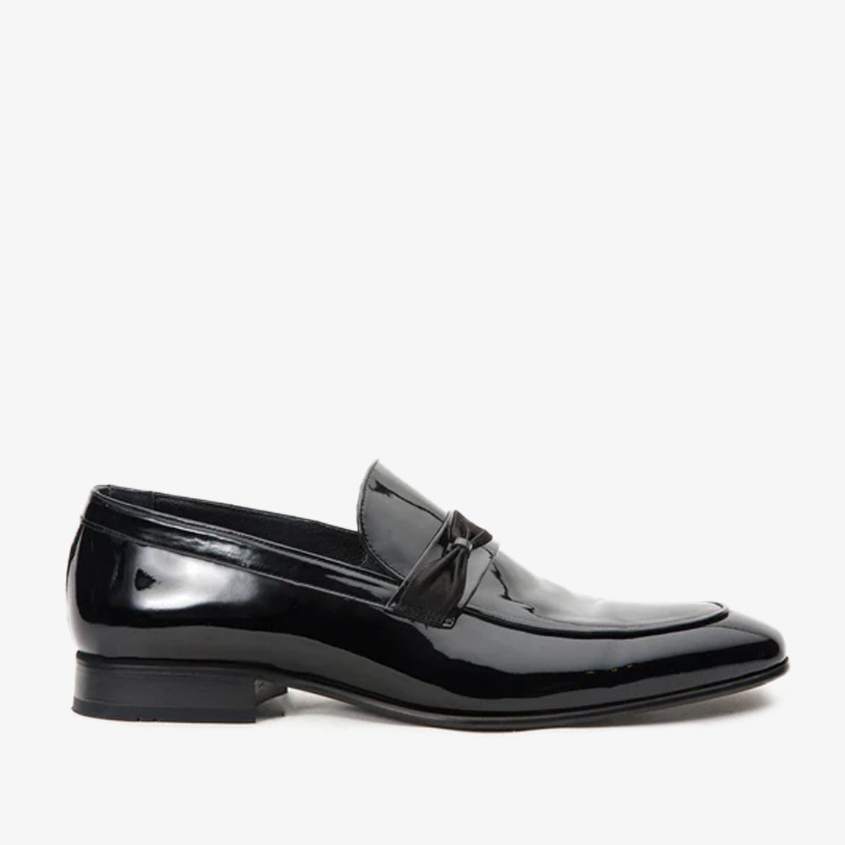 The Dodoma Black Patent  Leather Loafer Shoe
