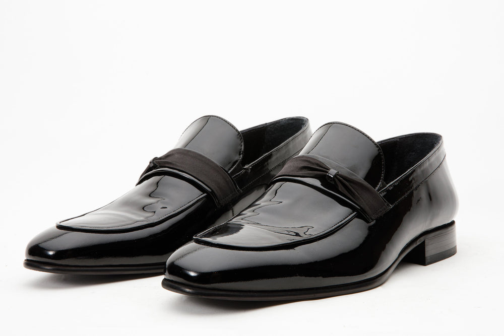The Dodoma Black Patent  Leather Loafer Shoe