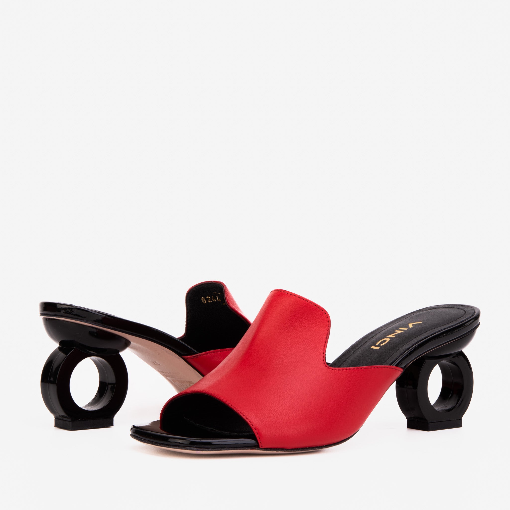 The Tory Red Leather Sandal