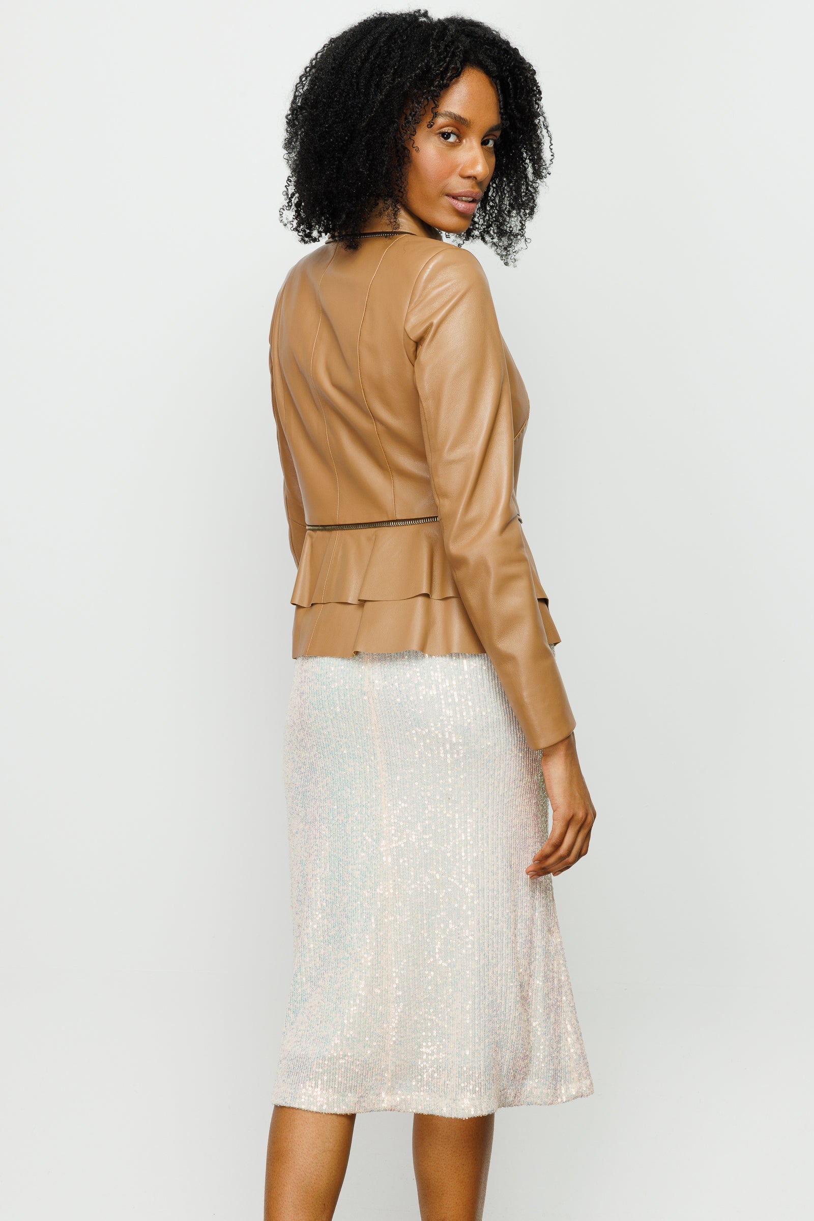 The Olmetti Tan Leather Jacket