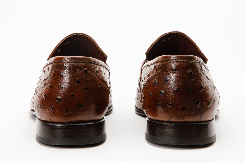The Johannesburg Brown Leather Dress Loafer  Shoe