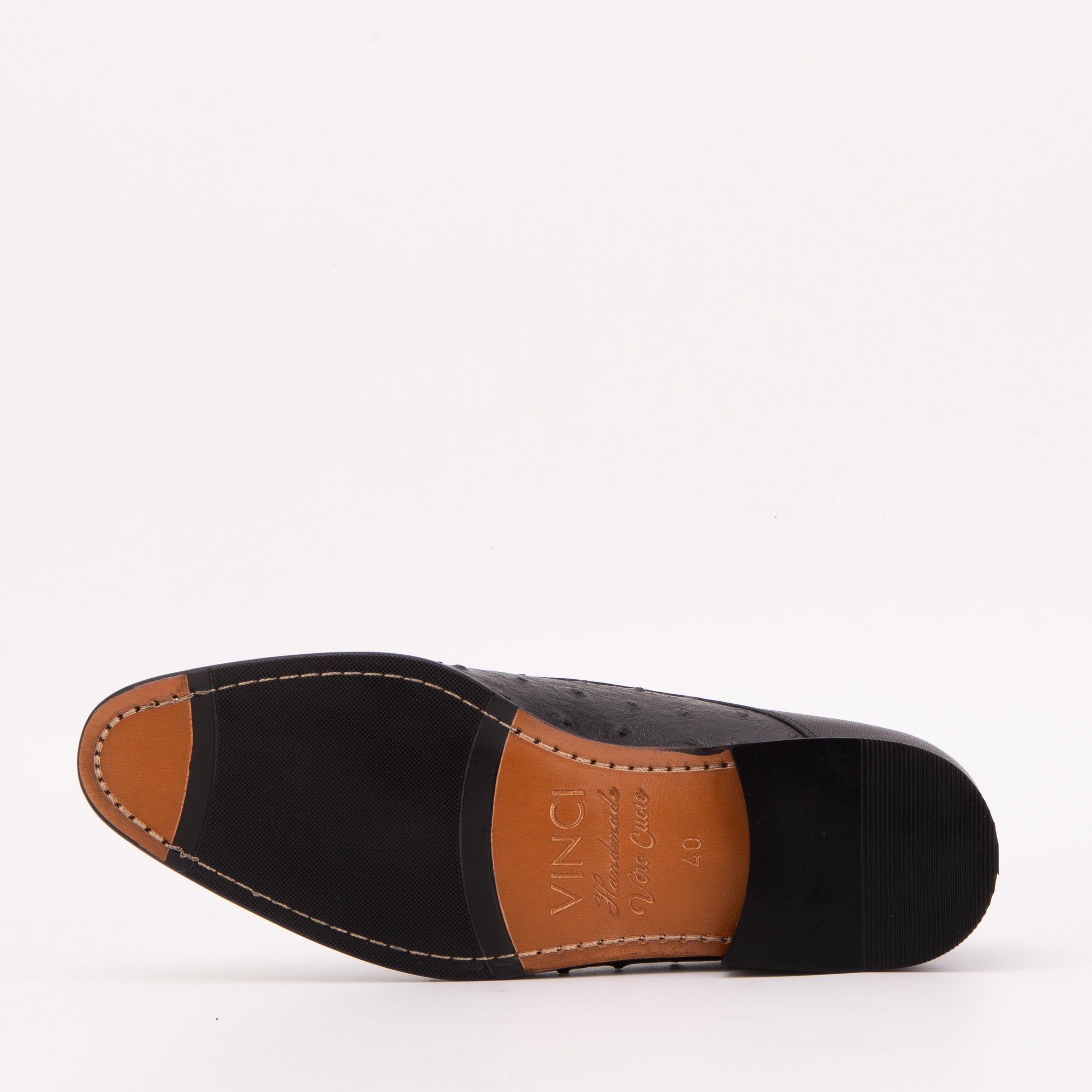 The Porto Alegre Black Leather Derby Shoe