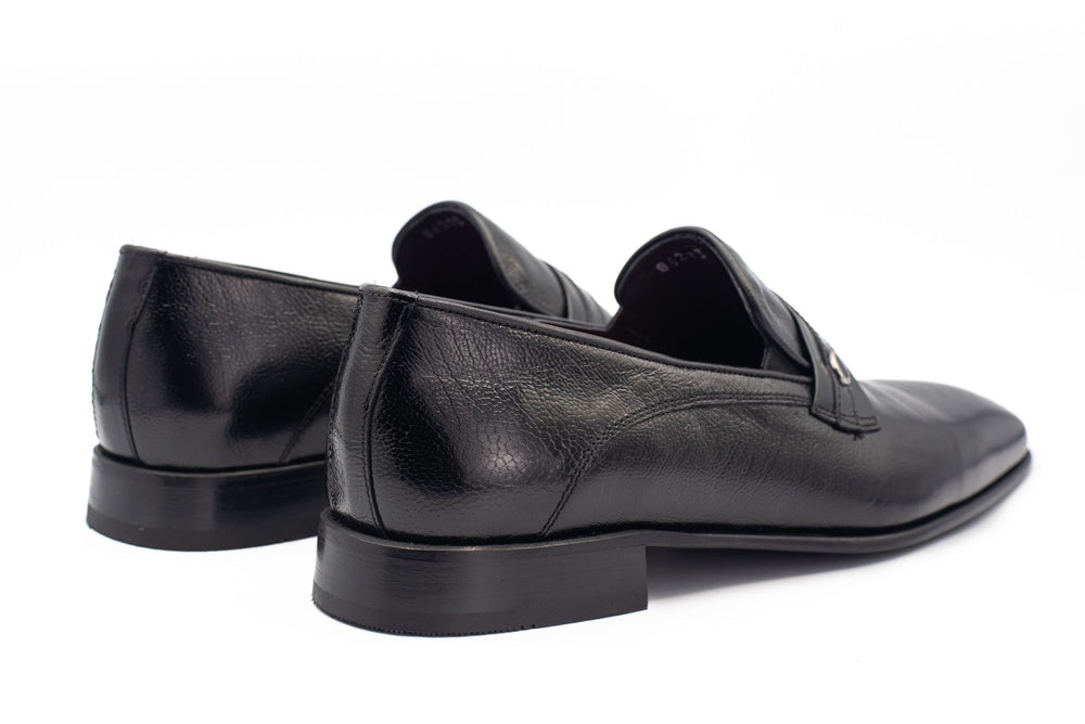 The Bangkok Black Penny Loafer Shoe