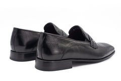The Bangkok Black Penny Loafer Shoe
