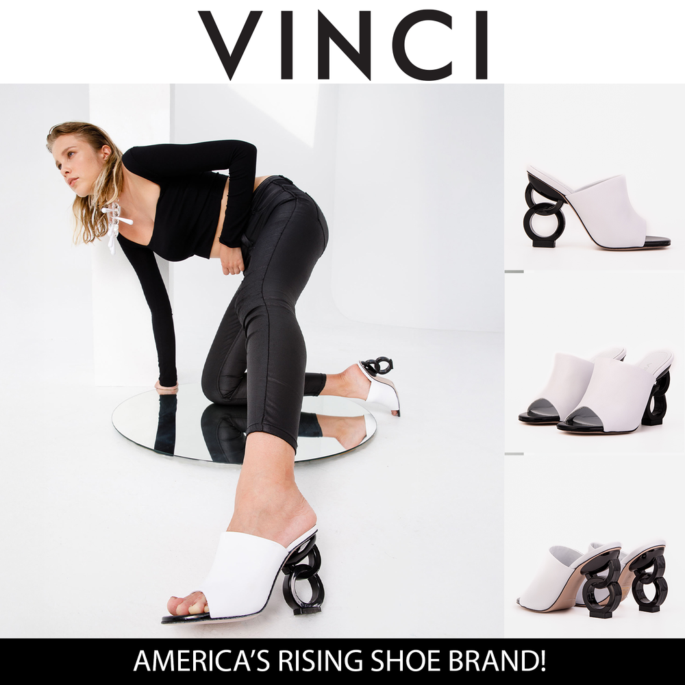 The Cymmer White Leather Sandal