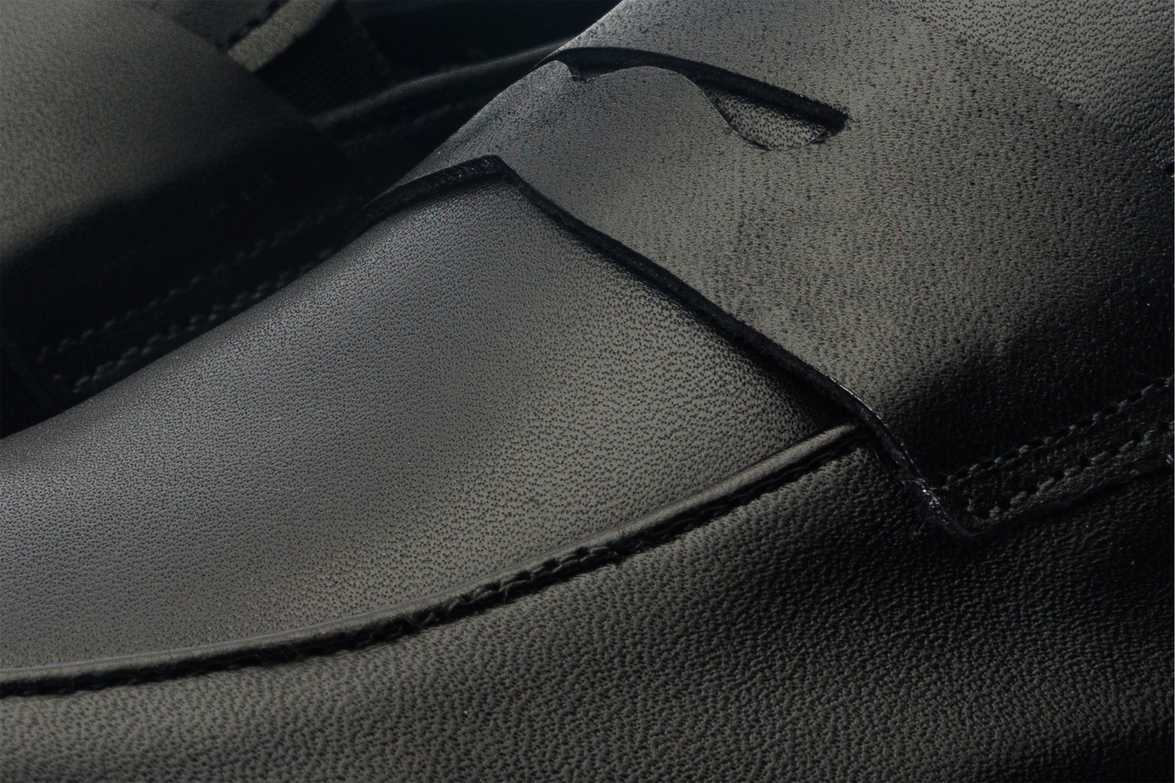The Marinka Black Leather Shoe Penny Loafer  Shoe