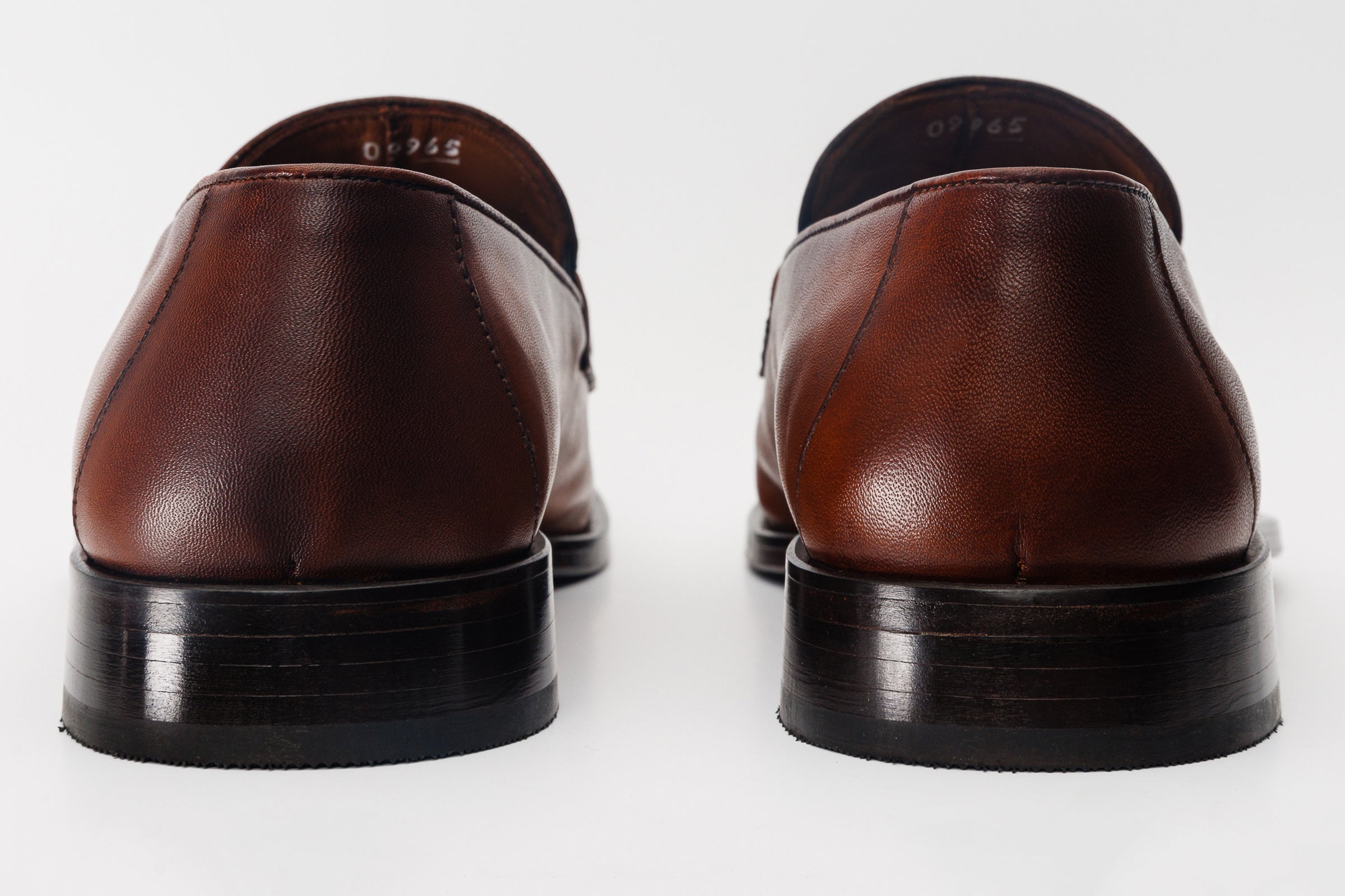 The Marinka Tan Leather Shoe Penny Loafer Shoe