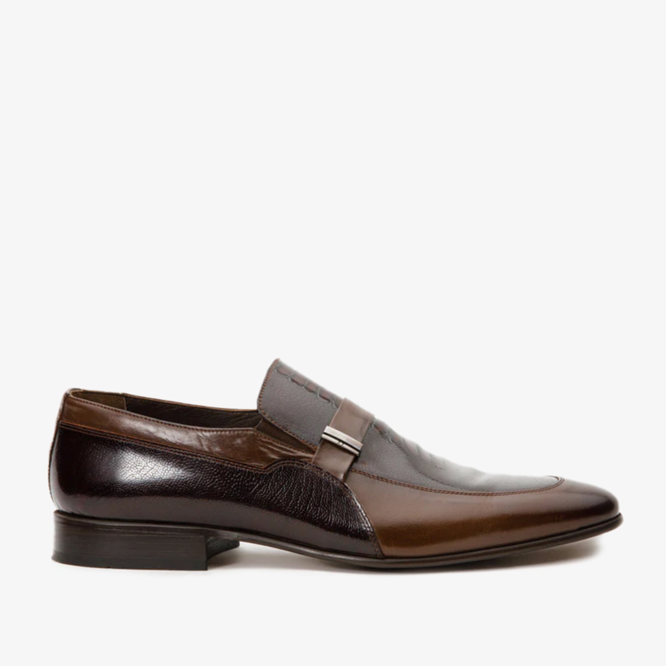 The Kazablanka Brown Leather Bit Loafer  Shoe