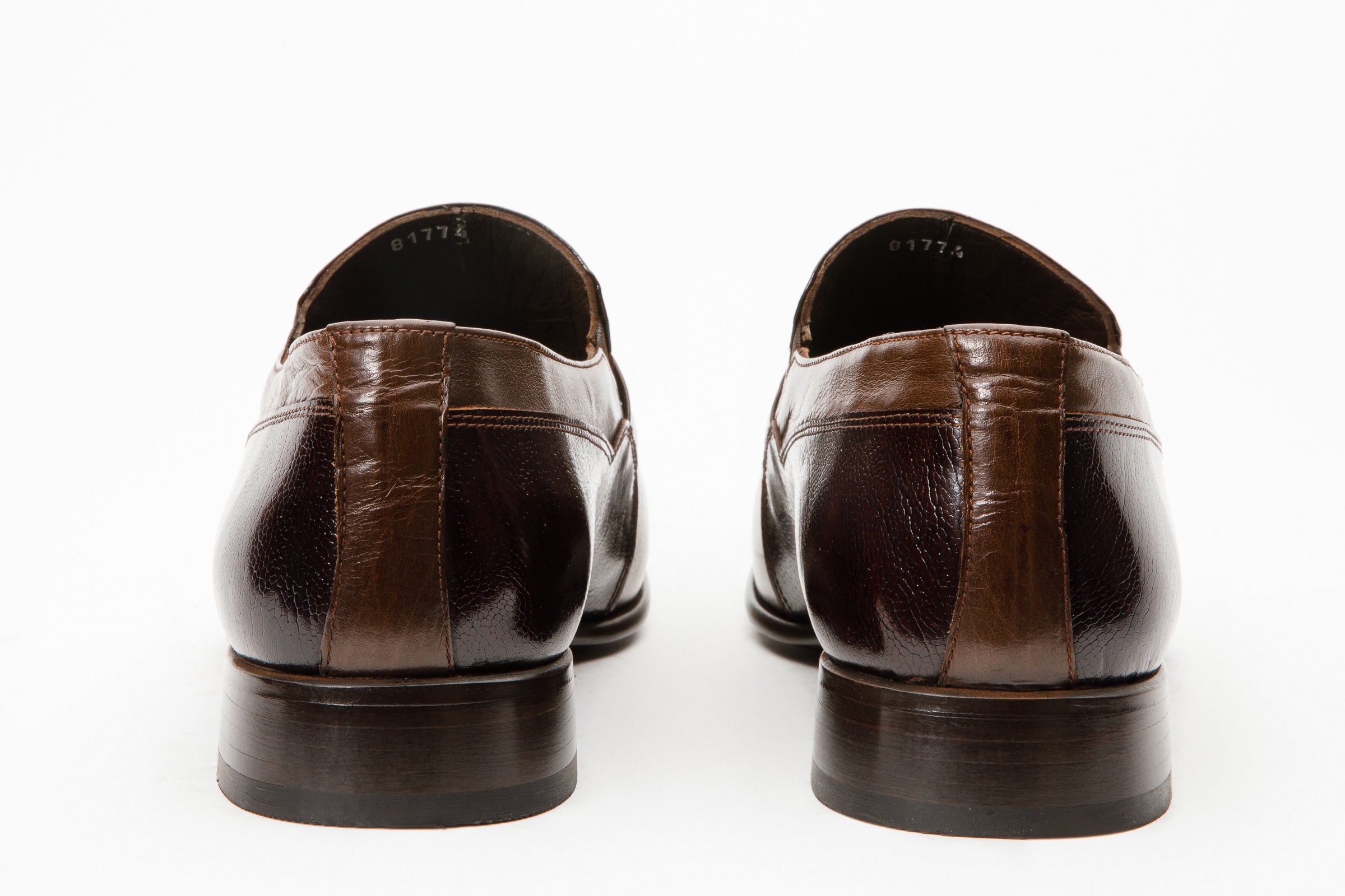 The Kazablanka Brown Leather Bit Loafer  Shoe