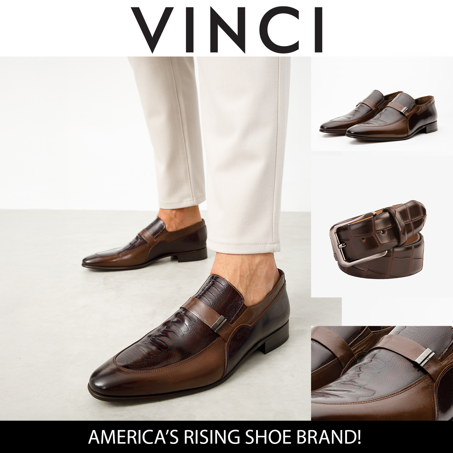 The Kazablanka Brown Leather Bit Loafer  Shoe
