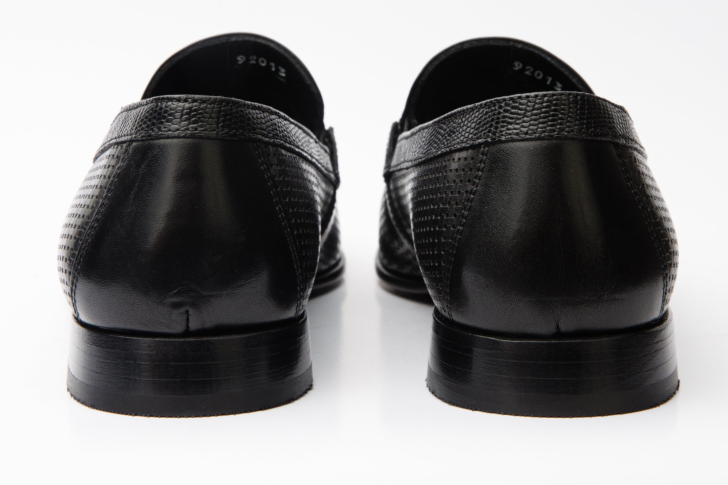 The Acerra Black Leather Loafer Shoe Final Sale!