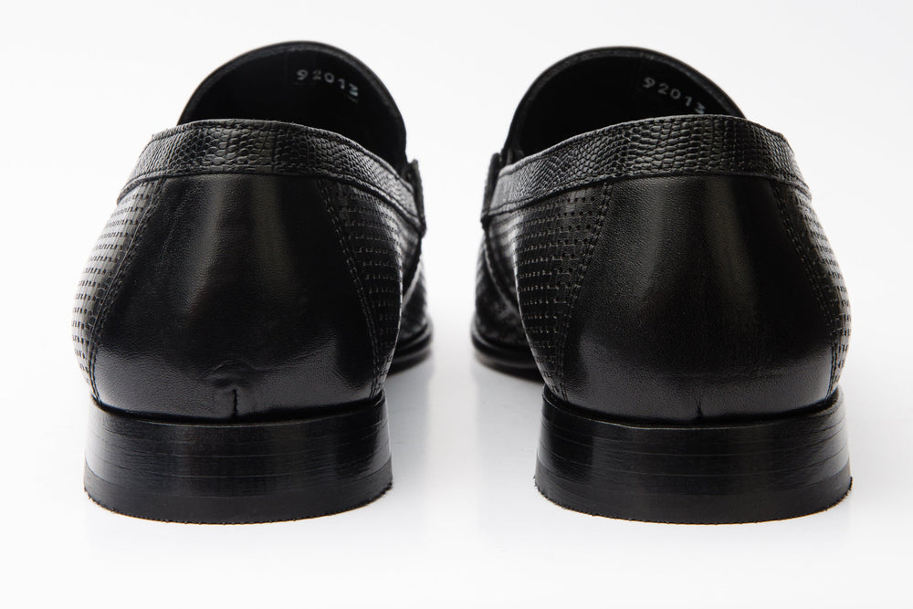 The Acerra Black Leather Loafer Shoe Final Sale!