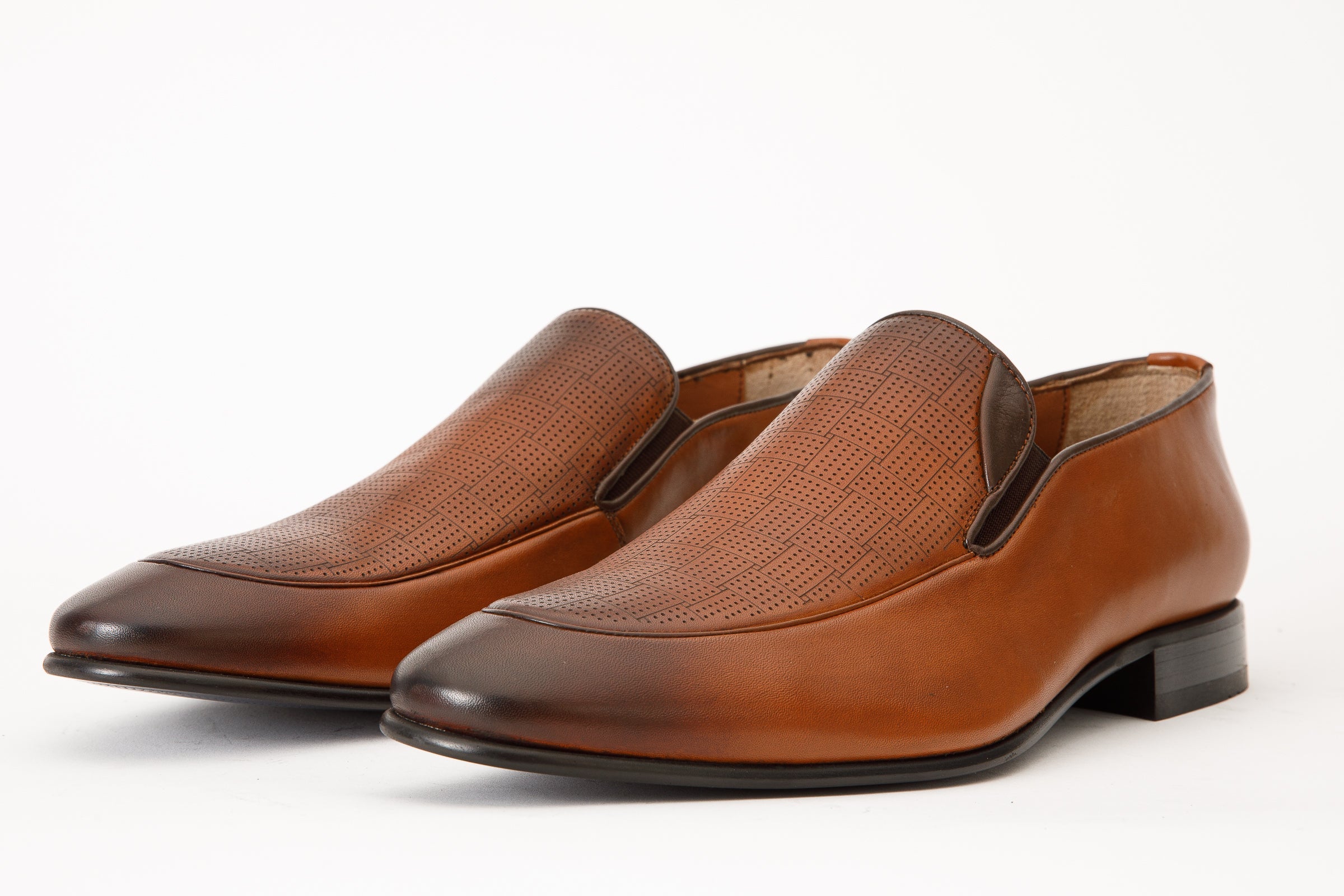 The Migues Tan Leather Loafer  Shoe