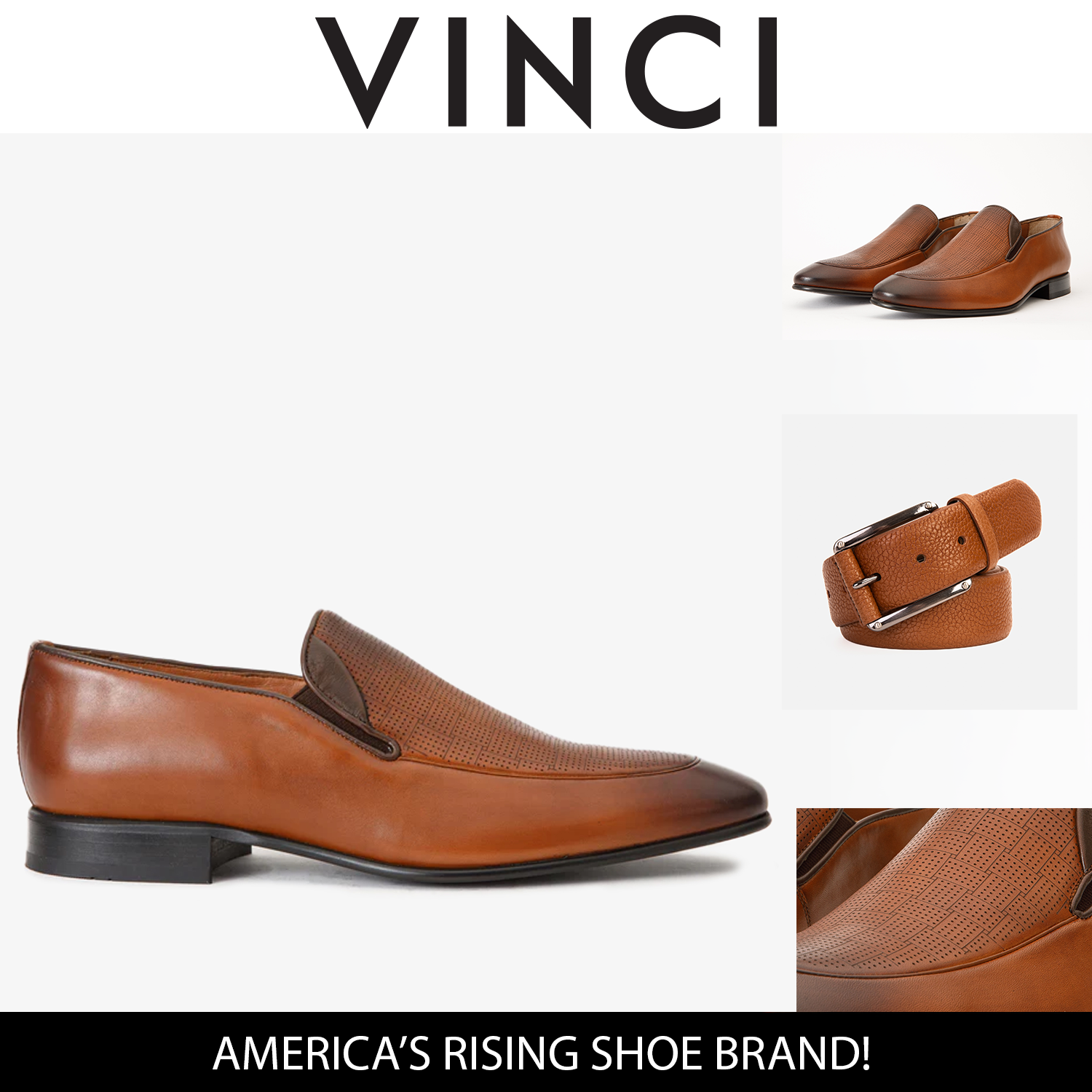 The Migues Tan Leather Loafer  Shoe