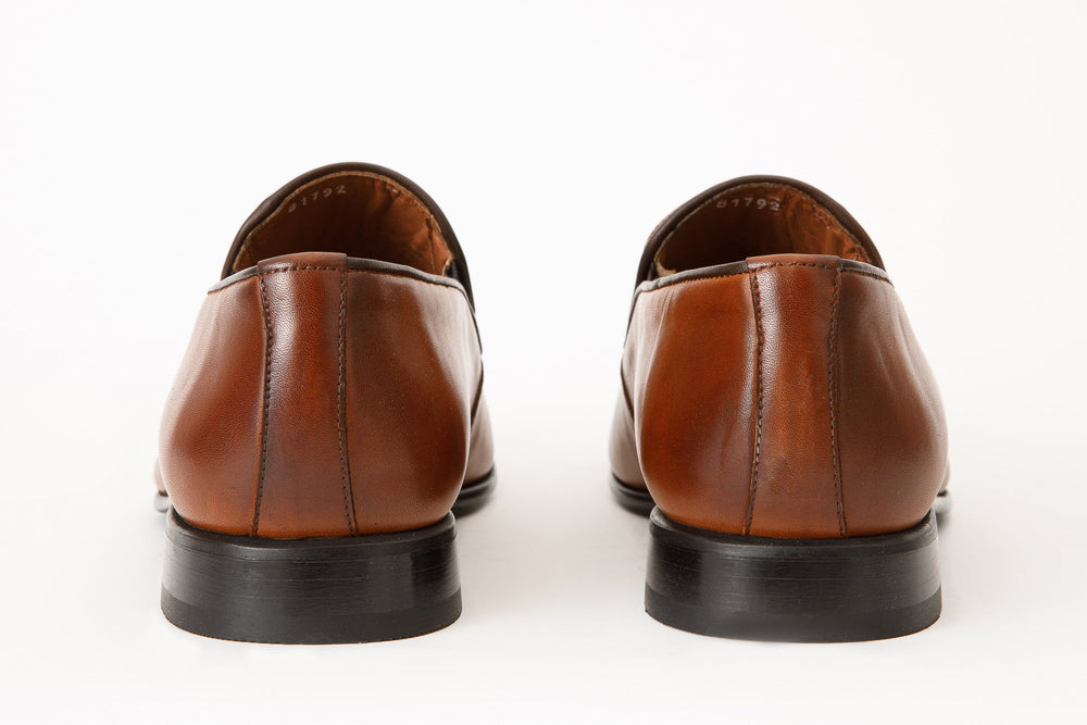 The Migues Tan Leather Loafer  Shoe